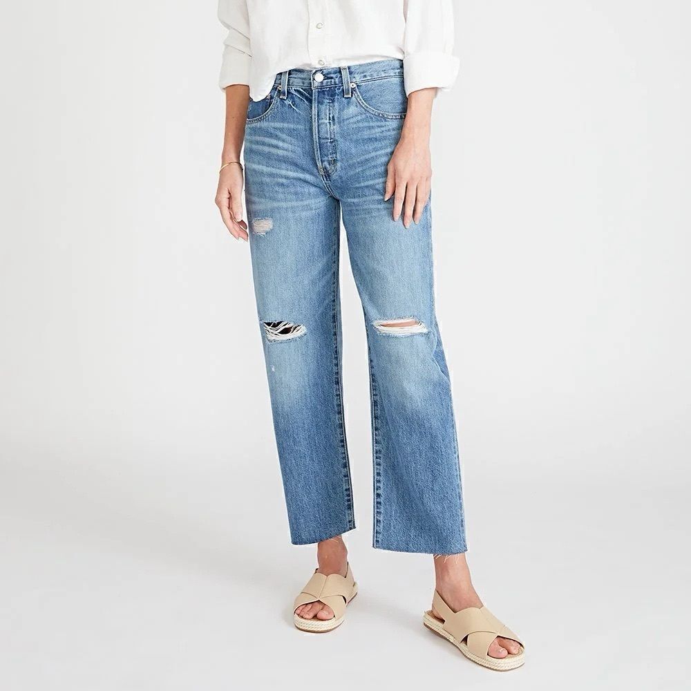 Etica Revolve Tyler Vintage Straight Jeans Fleetwood Sz 28